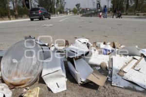 BASURA EN LA ZONA DE LOS FUERTES