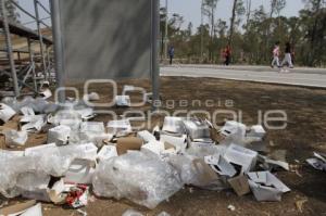 BASURA EN LA ZONA DE LOS FUERTES