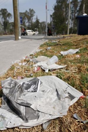 BASURA EN LA ZONA DE LOS FUERTES