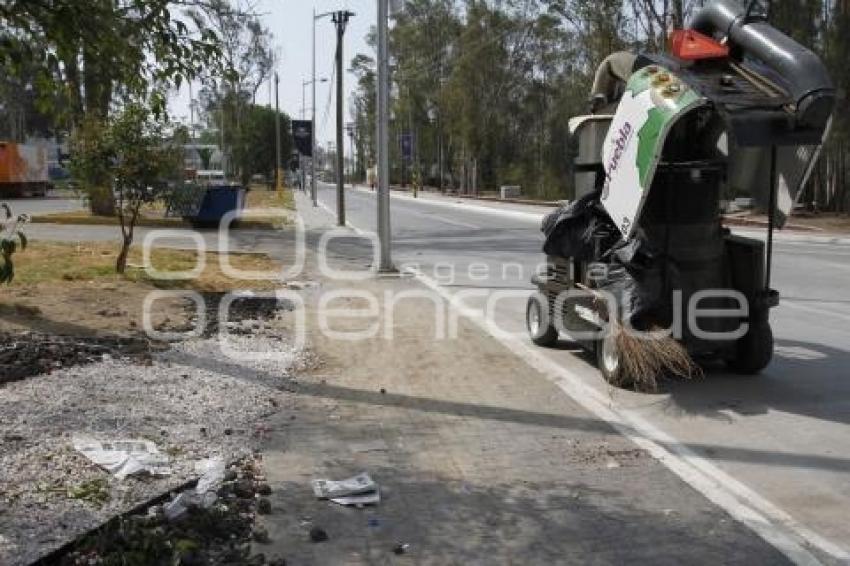 BASURA EN LA ZONA DE LOS FUERTES
