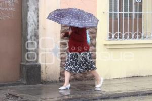 LLUVIA EN LA CIUDAD DE PUEBLA