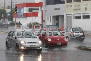 LLUVIA EN LA CIUDAD DE PUEBLA