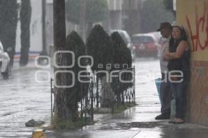 LLUVIA EN LA CIUDAD DE PUEBLA