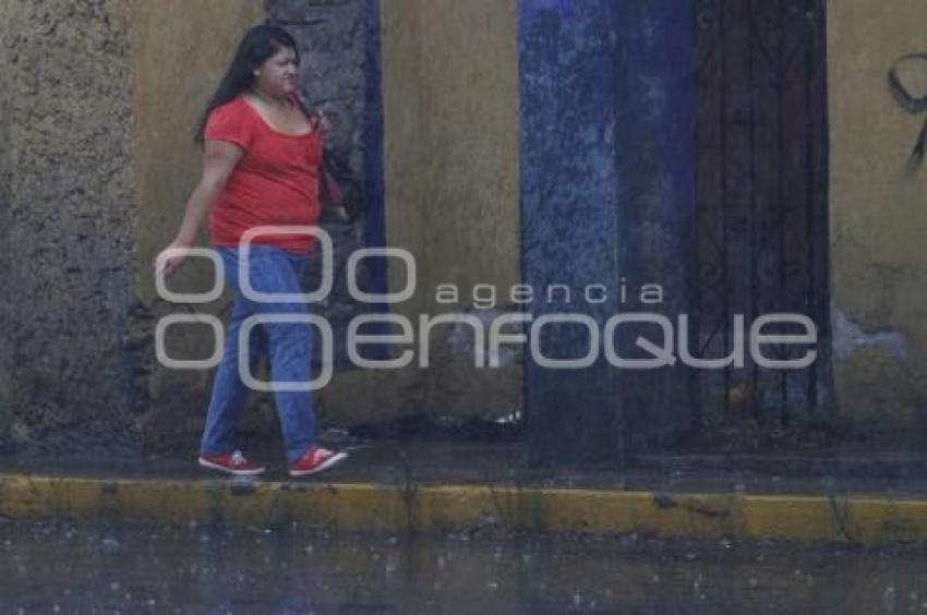 LLUVIA EN LA CIUDAD DE PUEBLA