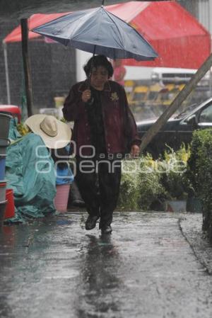 LLUVIA EN LA CIUDAD DE PUEBLA