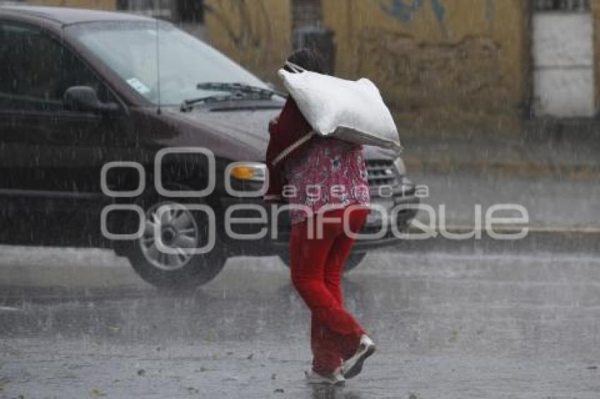 LLUVIA EN LA CIUDAD DE PUEBLA