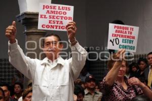 PROTESTA JOSÉ LUIS FIGUEROA. PRI