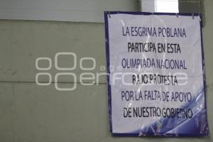 OLIMPIADA NACIONAL . ESGRIMA