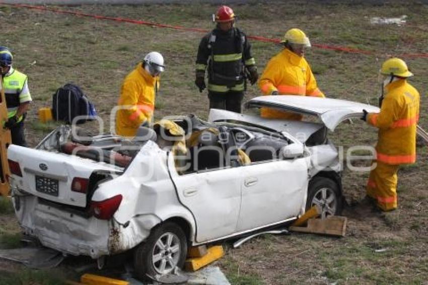 SIMULACRO ACCIDENTE CAPUFE