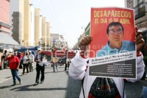 MANIFESTACIÓN DE MAESTROS