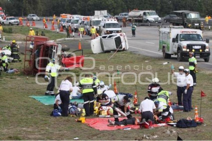 SIMULACRO ACCIDENTE CAPUFE