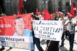 MANIFESTACIÓN DE MAESTROS