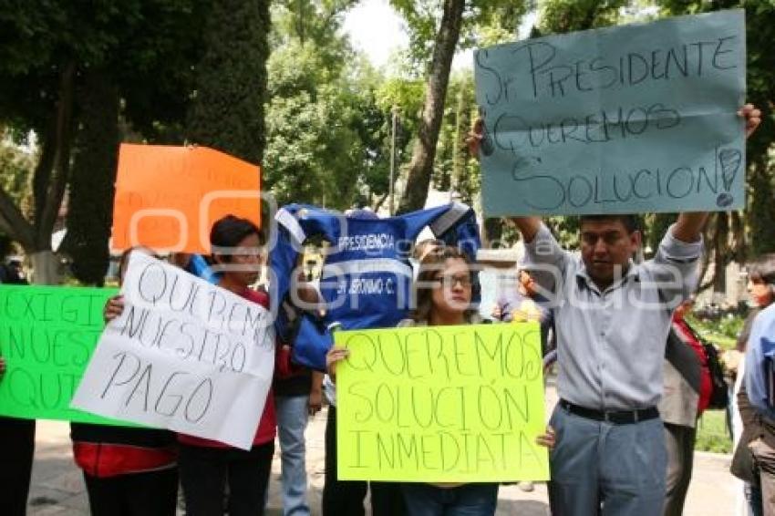 MANIFESTACIÓN TRABAJADORES SAN JERÓNIMO CALERAS