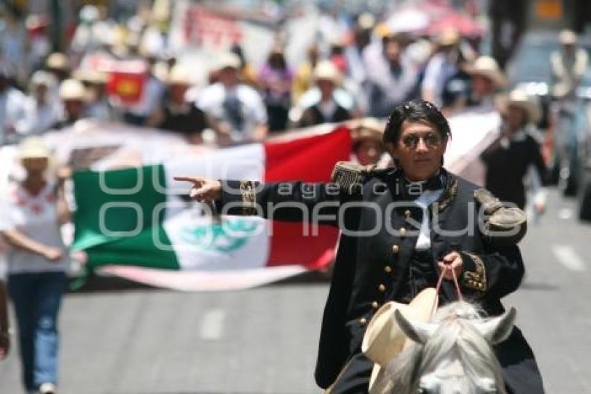 JESUSA RODRÍGUEZ PERSONIFICA Y FESTEJA A IGNACIO ZARAGOZA