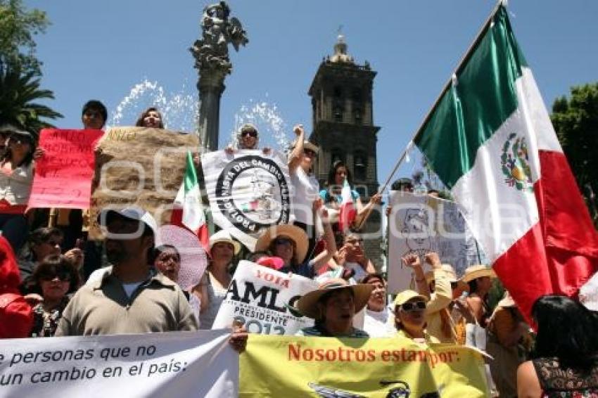 MANIFESTACIÓN EN APOYO AMLO