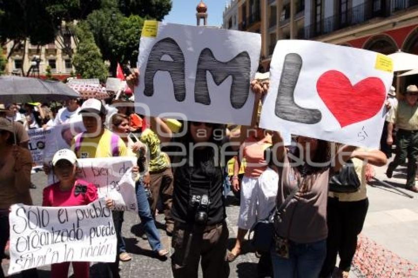 MANIFESTACIÓN EN APOYO AMLO