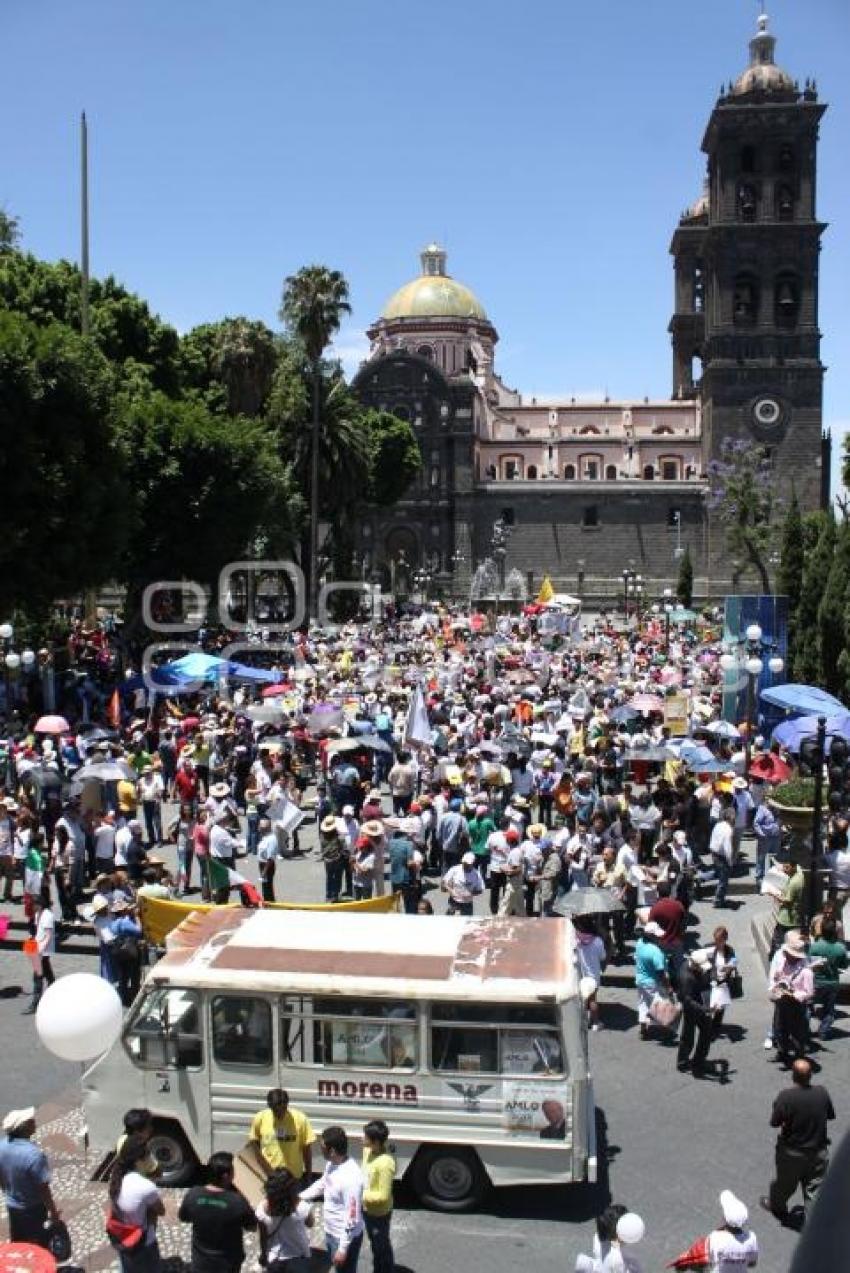 MANIFESTACIÓN EN APOYO AMLO