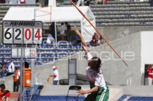 OLIMPIADA NACIONAL PUEBLA 2012 . LANZAMIENTO DE JABALINA