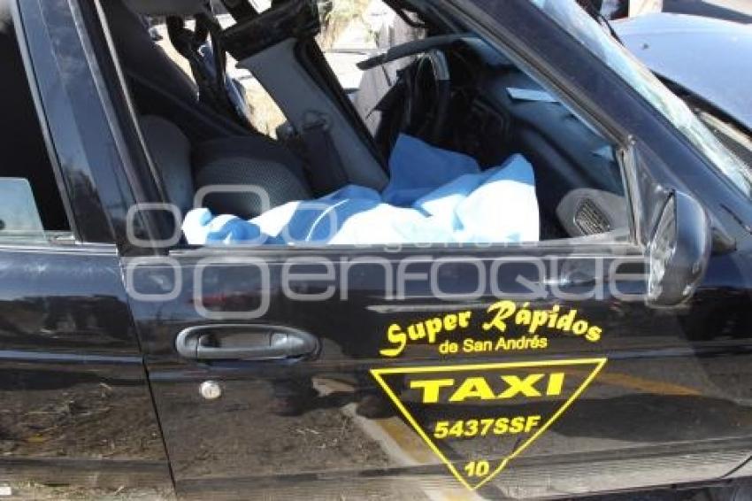 MUERE TAXISTA PRENSADO