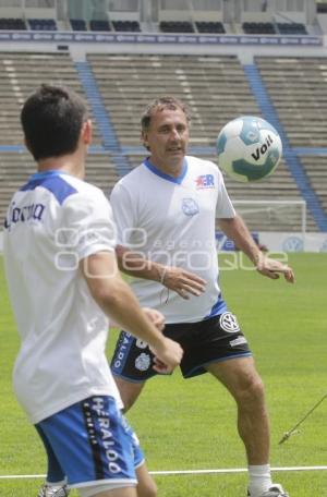 FUTBOL . PUEBLA FC REGRESA A ENTRENAMIENTOS