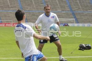 FUTBOL . PUEBLA FC REGRESA A ENTRENAMIENTOS