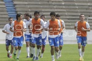 FUTBOL . PUEBLA FC REGRESA A ENTRENAMIENTOS