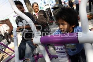 INAUGURAN GIMNASIO AL AIRE LIBRE