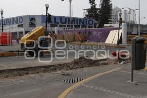 CIERRAN BULEVAR ATLIXCO POR OBRAS METROBÚS