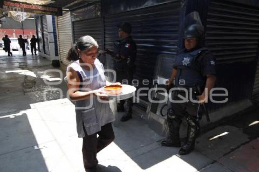 OPERATIVO POLICÍA EN MERCADO INDEPENDENCIA