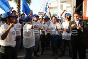 LLEGADAS DEBATE CANDIDATOS SENADO