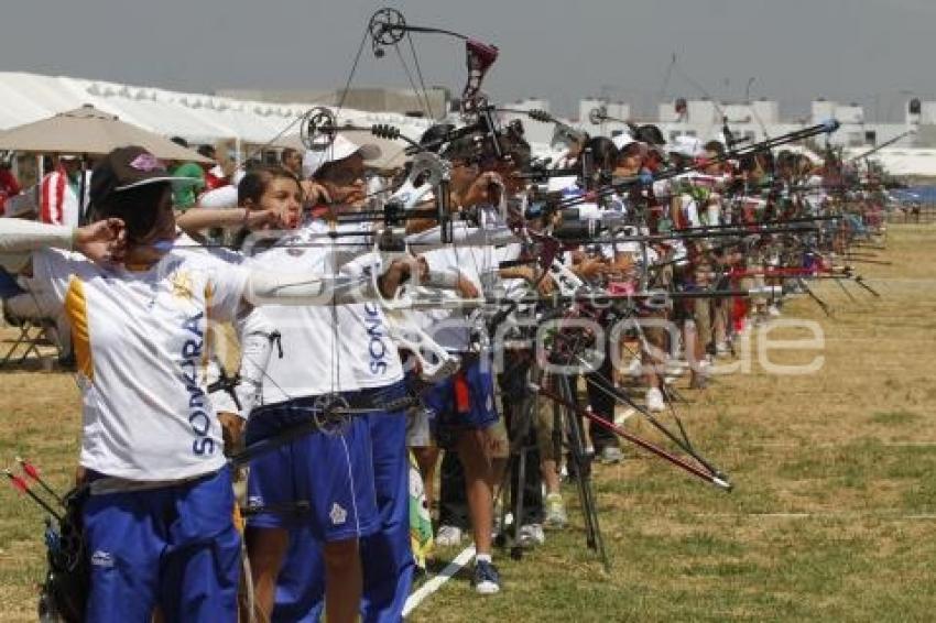 TIRO CON ARCO . OLIMPIADA NACIONAL PUEBLA 2012