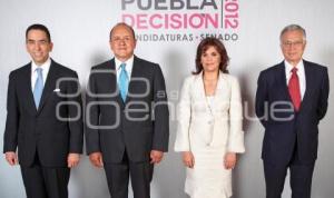 CANDIDATOS AL SENADO . DEBATE