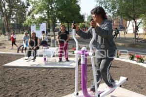 GIMNASIO AL AIRE LIBRE. ARBOLEDAS DE GUADALUPE