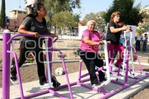 GIMNASIO AL AIRE LIBRE. ARBOLEDAS DE GUADALUPE