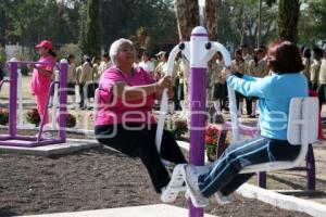 GIMNASIO AL AIRE LIBRE. ARBOLEDAS DE GUADALUPE