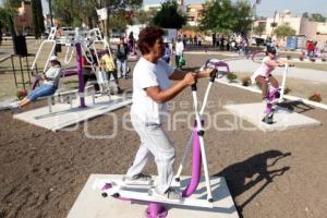 GIMNASIO AL AIRE LIBRE. ARBOLEDAS DE GUADALUPE