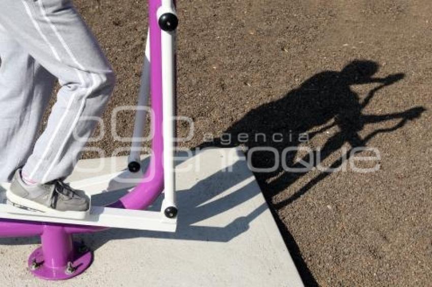 GIMNASIO AL AIRE LIBRE. ARBOLEDAS DE GUADALUPE