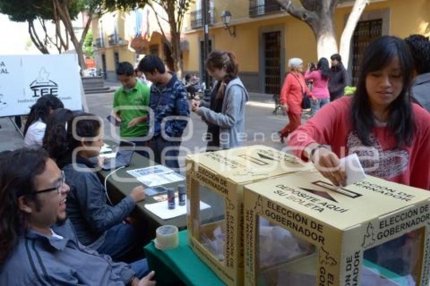 SIMULACRO DE VOTACIONES