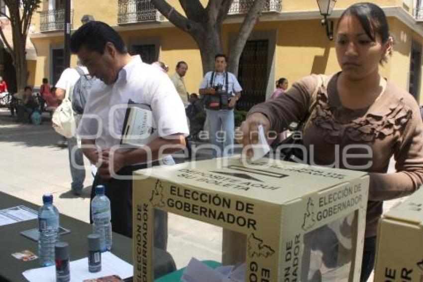 SIMULACRO DE VOTACIONES