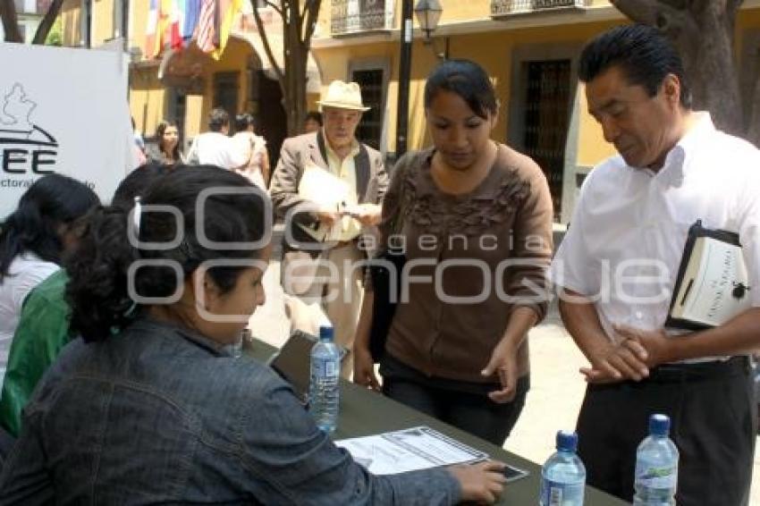 SIMULACRO DE VOTACIONES