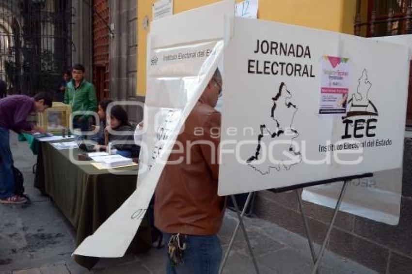 SIMULACRO DE VOTACIONES