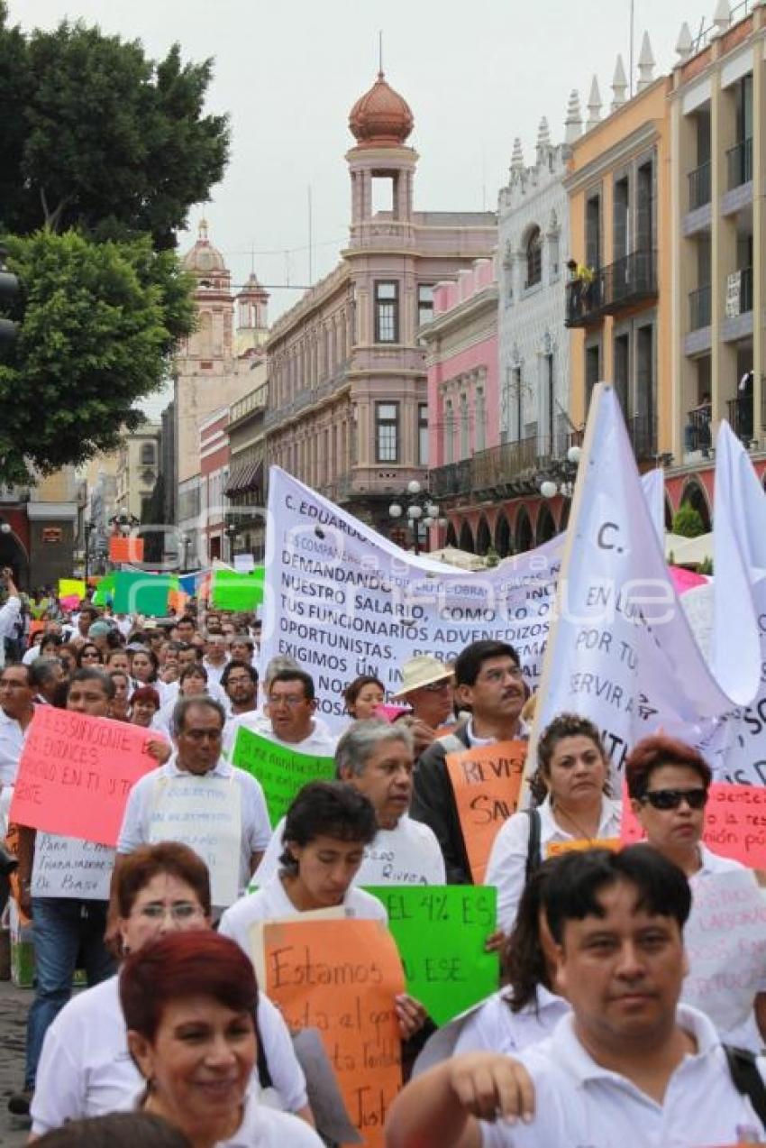 MANIFESTACIÓN TRABAJADORES AYUNTAMIENTO