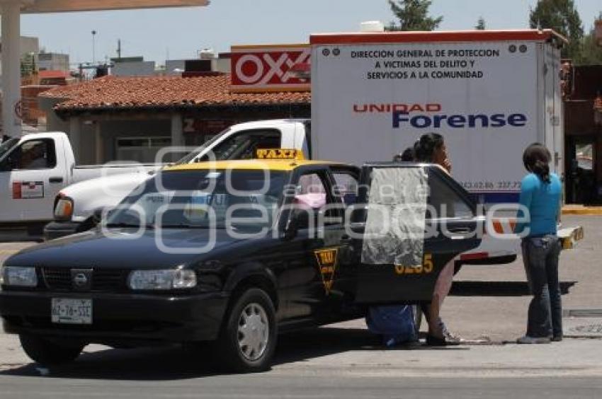 FALLECE MENOR ABORDO DE TAXI