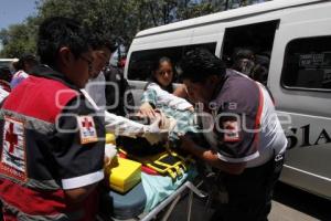 CHOQUE TRANSPORTE PÚBLICO CON LESIONADOS