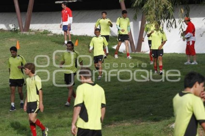 ENTRENAMIENTO LOBOS DE LA BUAP . REFUERZOS