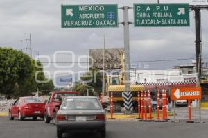 CIERRE BULEVAR NORTE ALTURA DISTRIBUIDOR JUÁREZ SERDÁN