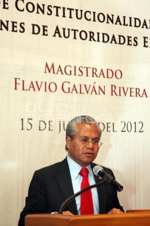 MAGISTRADO FLAVIO GALVÁN RIVERA