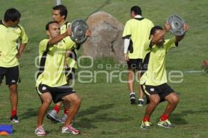 ENTRENAMIENTO LOBOS DE LA BUAP . REFUERZOS