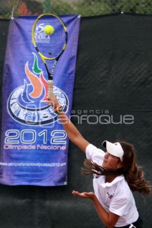 OLIMPIADA NACIONAL PUEBLA 2012. TENIS