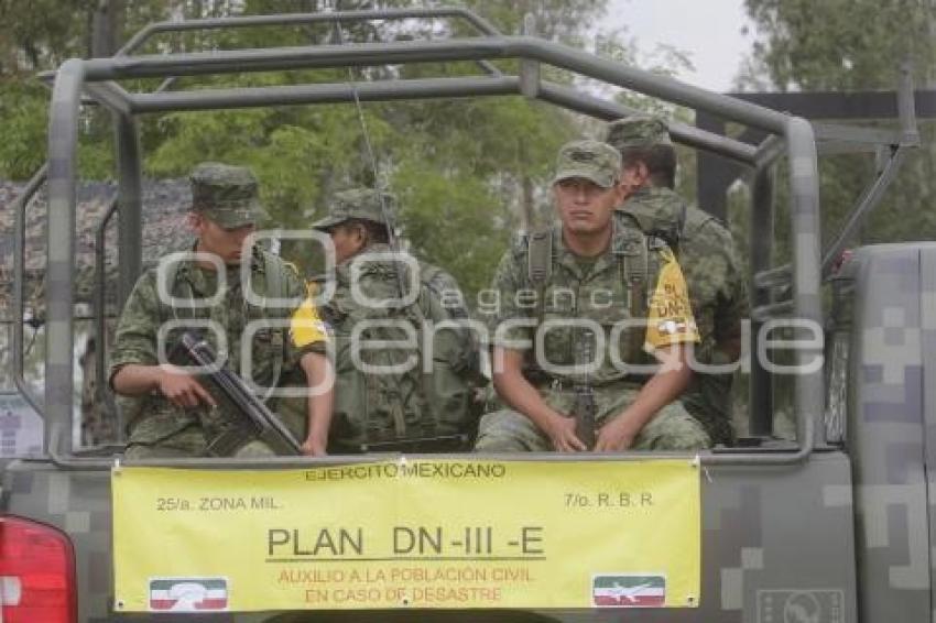 EJÉRCITO . PLAN DNIII . POPOCATEPETL